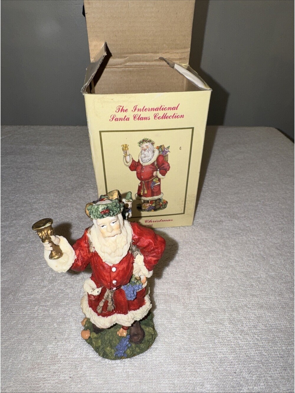 1992 England Father Christmas Figurine The International Santa Claus Collection